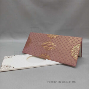 a white envelope containing a wedding invitation card tied with a string (copy)