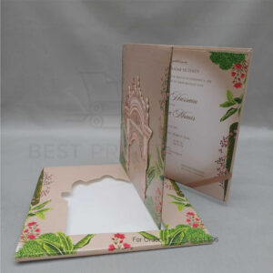 a white envelope containing a wedding invitation card tied with a string (copy)