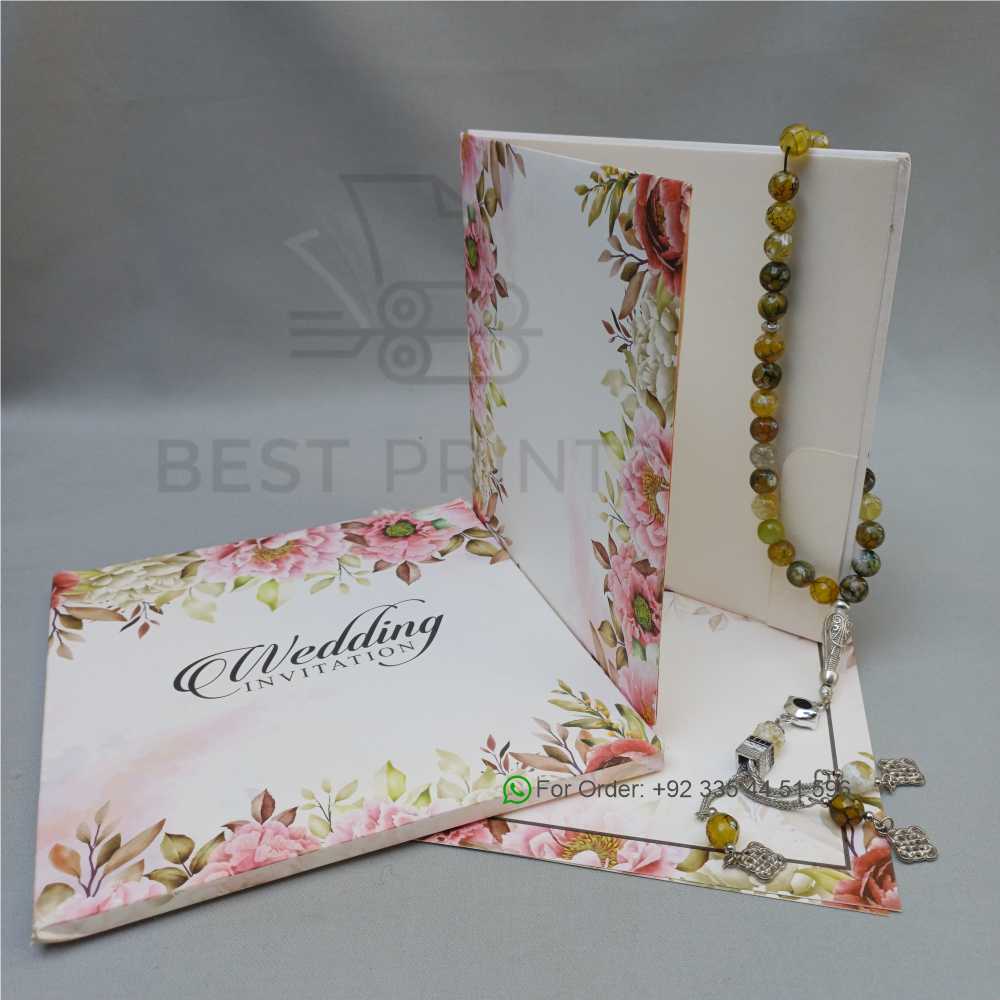 Elegant Floral Wedding Invitation Cards Elegant Floral Wedding Invitation Cards