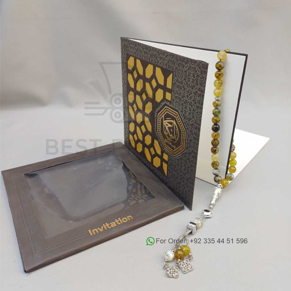 Luxury Black & Gold Laser-Cut Wedding Invitation Luxury Black & Gold Laser-Cut Wedding Invitation