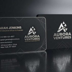 business cards 700gsm, with matt lamination & gold foil (copy)